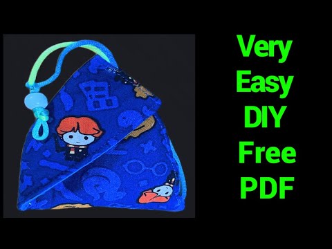 I Made Many Of These For Gift To The Senior Center/Simply Easy Triangle Coin Pouch