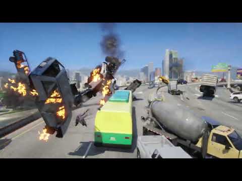 🚌 Unstoppable Heavy Bus Destroys Everything in GTA 5 for 30 Minutes! 🚗💥