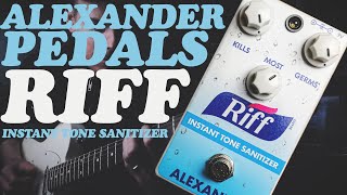Video thumbnail for DEMOS IN THE DARK: ALEXANDER PEDALS: RIFF INSTANT TONE SANITIZER // DEMO by Demos In The Dark
