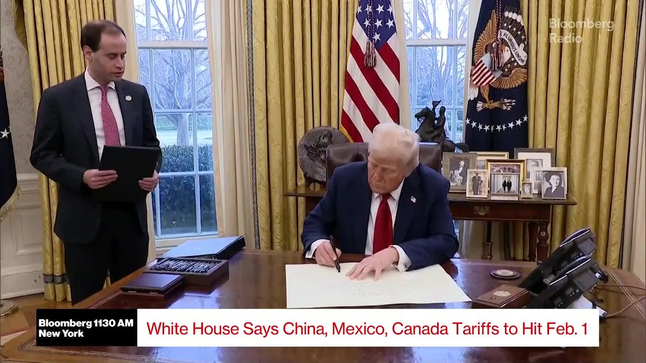 WH Says China, Mexico Canada Tariffs To Hit Feb. 1
