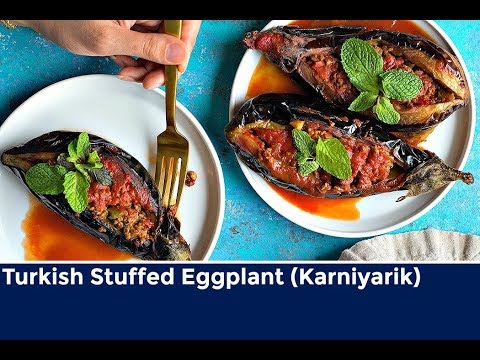 Karniyarik Turkish Stuffed Eggplant