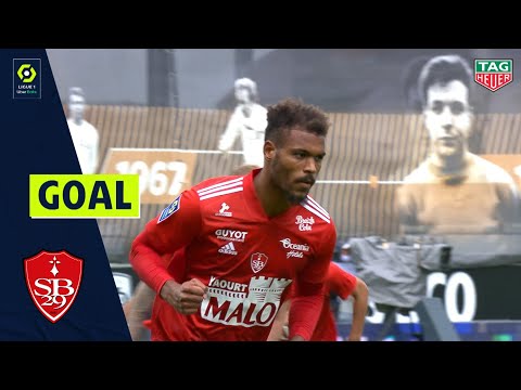 Goal Steve MOUNIE (3' pen - STADE BRESTOIS 29) ANGERS SCO - STADE BRESTOIS 29 (3-2) 20/21