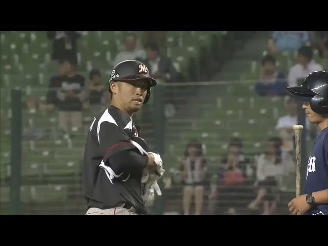 【7回表】マリーンズ・清田の勢いとまらず!! 同点打で6試合連続マルチヒット!! 2015/5/19 L-M