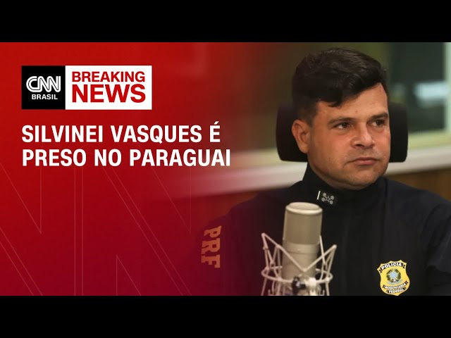 Ex-diretor da PRF, Silvinei Vasques é preso no Paraguai após romper tornozeleira | LIVE CNN