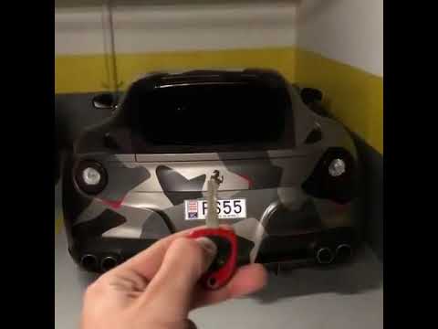 Camo Ferrari  super luxuary on fire .