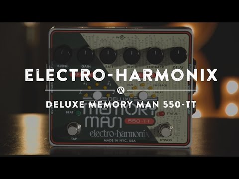 New Electro-Harmonix EHX Deluxe Memory Man Tap Tempo 550 Analog Delay Pedal! image 2