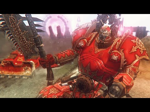 Blood Legion of Khorne vs Space Marines! - Warhammer 40K: Dawn of War: Soulstorm (Unification Mod)