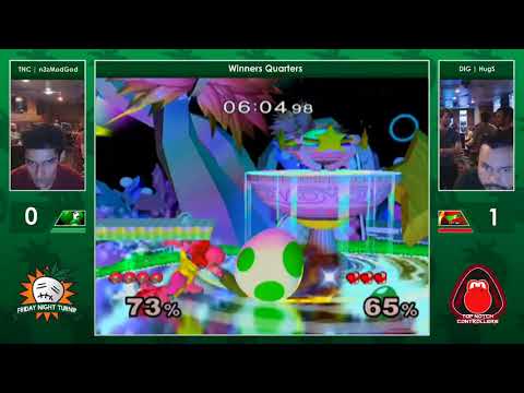 FNT #103 - TNC | n3zModGod (Yoshi) Vs DIG | HugS (Samus) - Melee Singles Winners Quarters