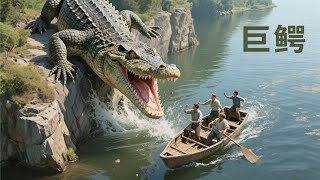 Download lagu 巨鱷飛崖突襲人類小船！船上人類紛紛掉入河中！【巨鱷Mega Crocodile】丨驚悚 冒險 災難 #奇妙影视馆 mp3