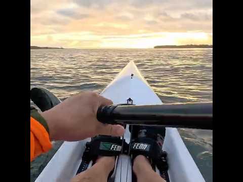 Sunrise paddle #surfski #sunriselove #nature #kayaking