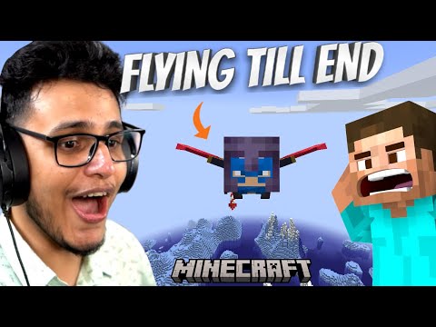 I Flew Till the End of My Minecraft World | My Minecraft World is Back!!