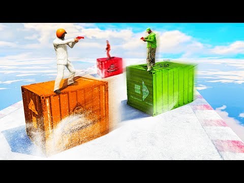 SKATING ON CONTAINERS! (GTA 5 Minigames)