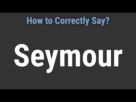 How to Pronounce Name Seymour (Correctly!)