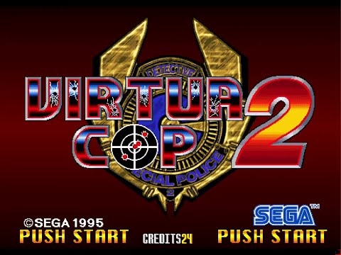 Virtua Cop 2(Arcade) - Full Playthrough
