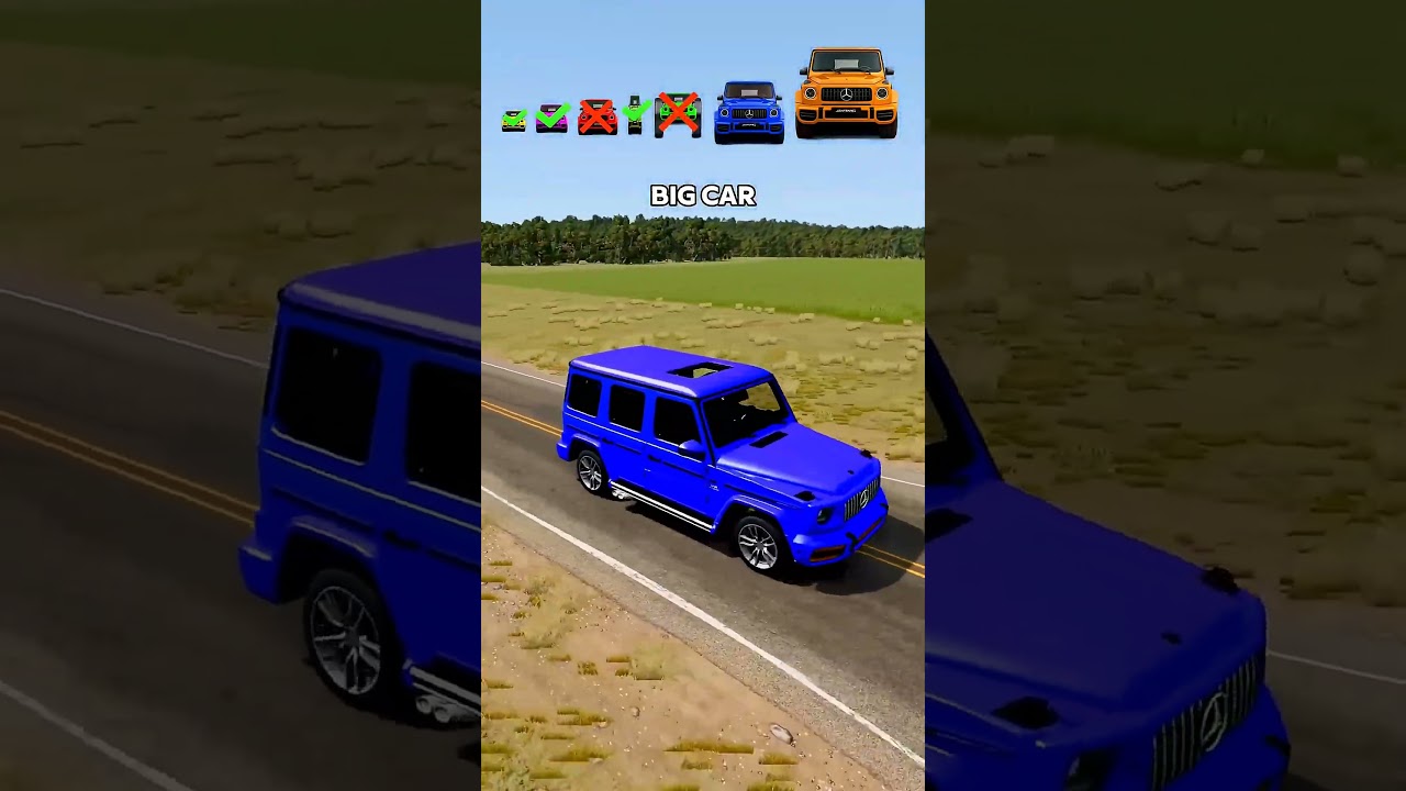 Big Cars vs Small Cars on the EXTREME Saw Wheel – Who Survives?! 😱