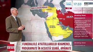 Hărțile momentului. Sandu Mateiu, analist militar: „Iran nu vrea acum decât să supraviețuiască”