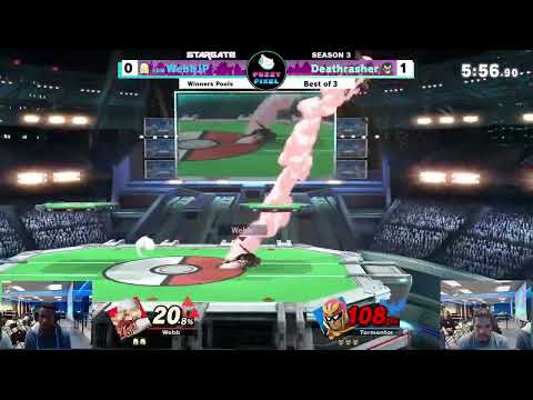 WebbJP (Sheik) vs Deathrasher (Captain Falcon) -  Winners Pools - Stargate #35