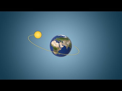 pourquoi la terre tourne t'elle autour du soleil