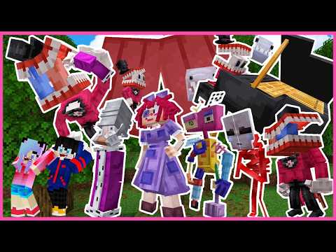 Minecraft - Part 2 - คัตซีนใหม่ Mod Minecraft The Amazing Digital Circus Mod Update in Minecraft