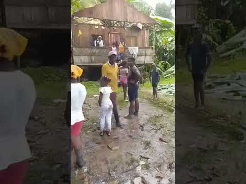 Un vendaval en la cabecera del río tapaje municipio del Charco Nariño