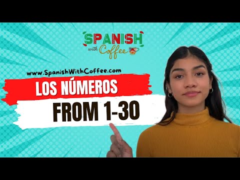 Today's Lesson is Los Numeros from 1 to 30