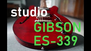 Video thumbnail for Gibson Es 339 Studio, USA 2015, guitar test, review by Forma Art