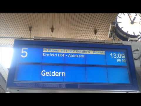 RE 10 nach Geldern Ansage