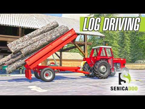 UTH19 - Log driving FS19 comparison to real life - dolenjska