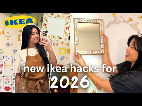 DIE ERSTEN IKEA-HACKS 2026 ✨ *DIYS, DIE ICH NOCH NIE AUSPROBIERT HABE!*