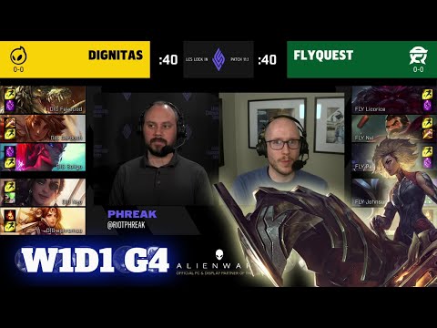 Dignitas vs FlyQuest | Day 1 LCS Lock In 2021 Groups | DIG vs FLY