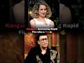 Kangana Turns Rapid Fire Into A Fire Karan Johar Kanganaranaut Karanjohar Bollywood