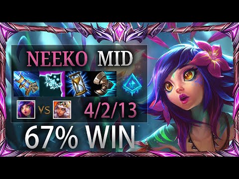 60%WIN Neeko MID vs Qiyana - KR Master Patch 10.16
