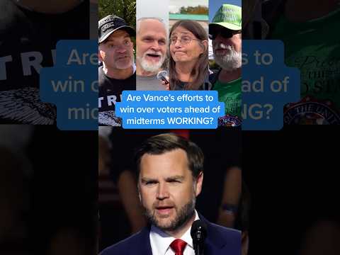 Are Vance's efforts to win over voters ahead of the midterms WORKING?