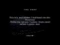 The Fray - Wherever This Goes (Lyrics)