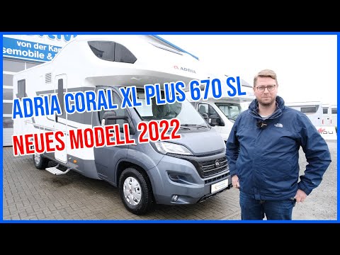 Adria Coral XL Plus 670 SL Modell 2022 - Reisemobil für die ganze Familie