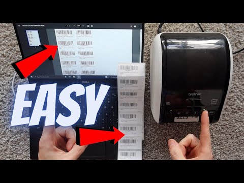 How to Print Amazon Product Labels With the Brother QL-1110NWB Label Printer on Windows