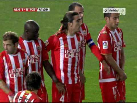 Almeria vs FC Barcelona 2-2 [06/03/10] 1st half goals
