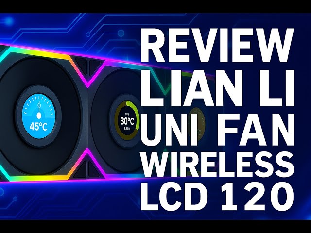 Vídeo relacionado con Lian Li 12rtllcd1w3b Sistema Di Raffreddamento Per Computer Case Per Computer Ventilatore 12 Cm Nero (lian Li Uni Fan Tl Lcd Wireless Reverse 120 Bla