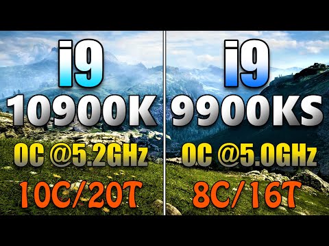 Core i9 10900K OC @5.2GHz vs Core i9 9900KS OC @5.0GHz