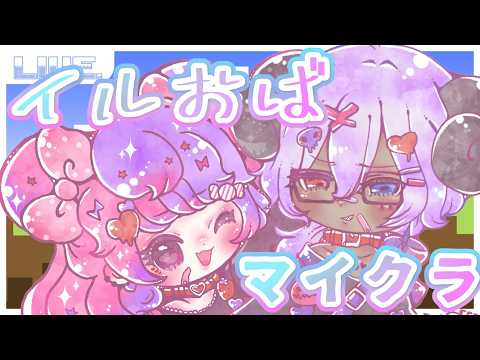 【minecraft】初見、初心者、ROM大歓迎!!イルおば鯖!!のんびりマイクラだよ~【2人コラボ】