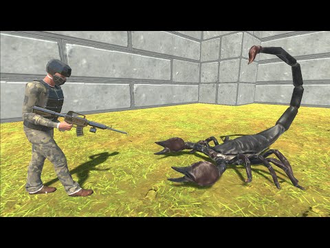 Modern Humans vs Giant Invertebrates - Animal Revolt Battle Simulator