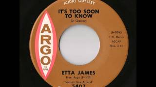 Etta James - It&#39;s Too Soon To Know (Argo)