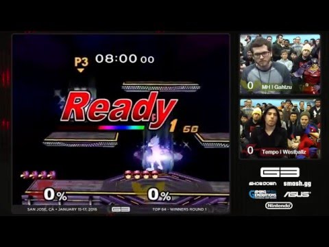 GENESIS 3 - Tempo|Westballz (Falco) vs MH|Gahtzu (C. Falcon) - Top 64 - WR1