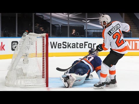 Laughton dangles for spectacular breakaway goal