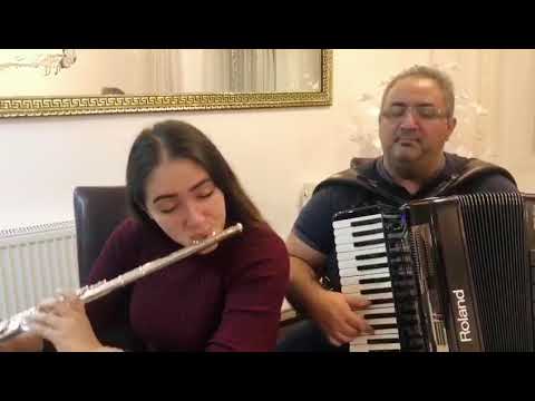 Zeno și Larisa - hora lui fulgerica - flaut și acordeon