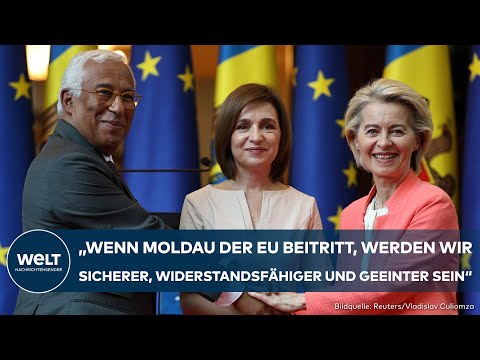 PUTINS NEUES ZIEL? Moldau hofft auf EU-Beitritt! Von der Leyen spricht sich für Ukraine-Nachbar aus!