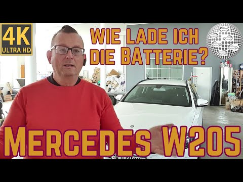 Starting problems in your Mercedes C-Class W205? Here's how to charge the battery!