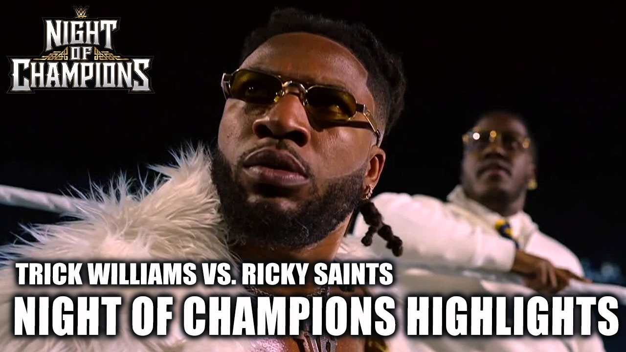 U.S. TITLE MATCH 🇺🇸 Trick Williams vs. Ricky Saints | Night of Champions | WWE on ESPN