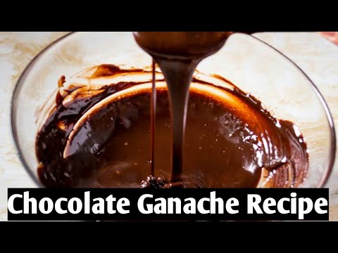 Chocolate Ganache Recipe | Chocolate Ganache with cocoa powder | Sahana Cooking World |