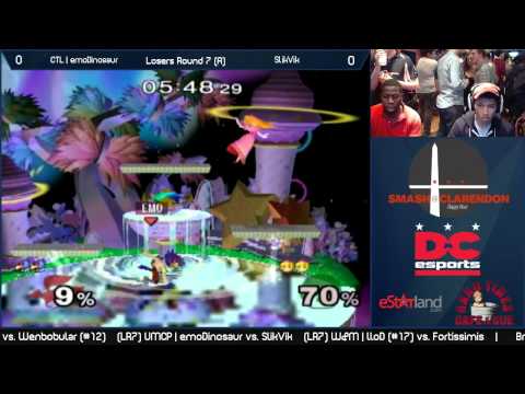 Smash @ Clarendon (12/19/2014) LR7A - emoDinosaur vs. SlikVik